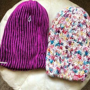 Roxy/Volcom Beanies, take both for $12